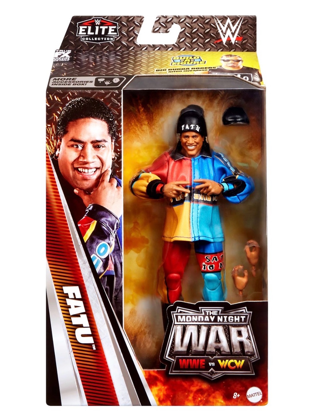 WWE Elite Monday Night War Fatu Action Figure Series 9 NEW IN BOX (Box Wear)